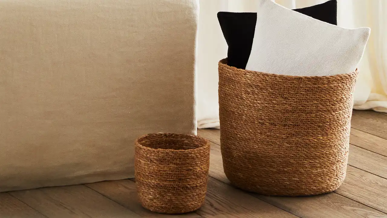 Mantén en orden la casa con una de estas cestas estilosas de Zara Home