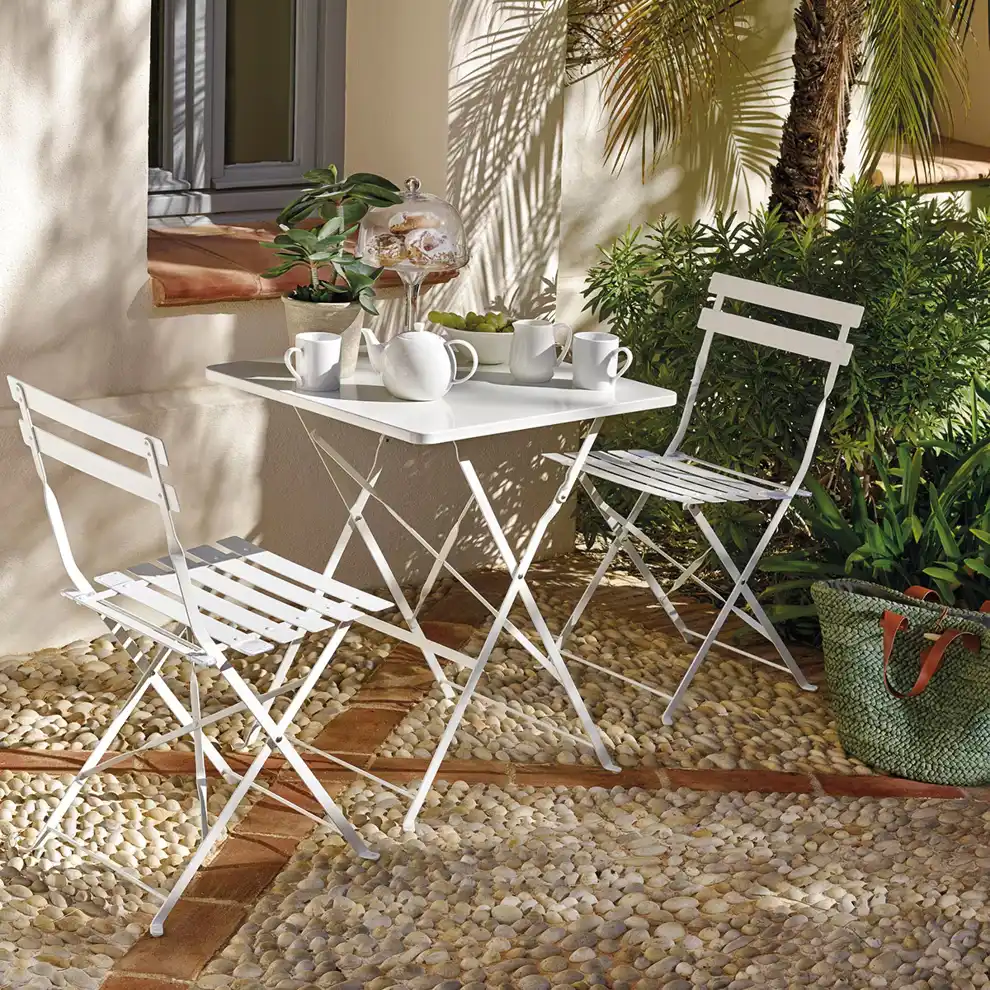 Conjunto de mesa y sillas plegables de El Corte Inglés