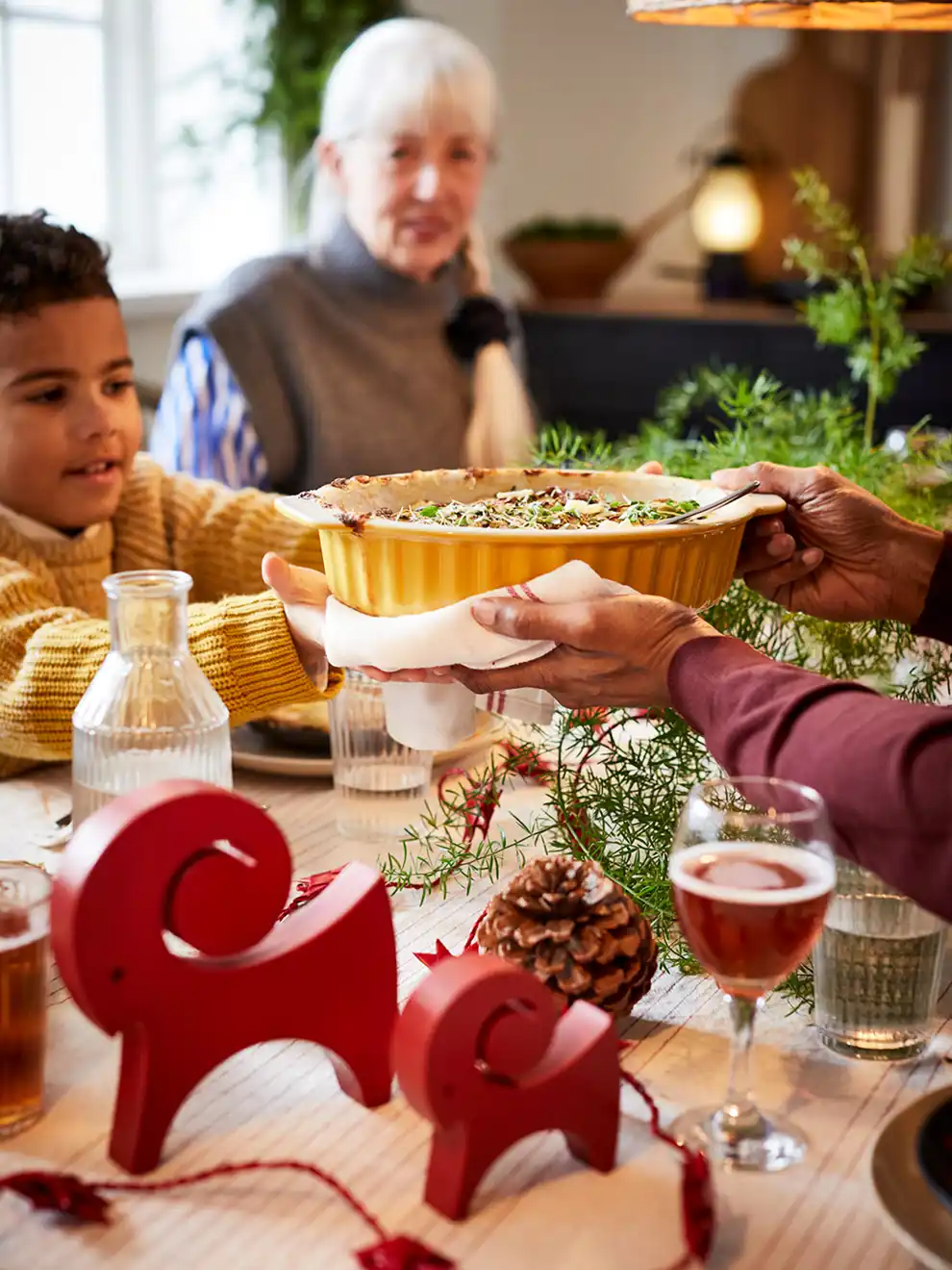 Mesa de Navidad IKEA 