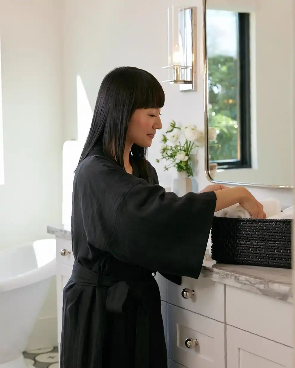 Cuarto de baño de Marie Kondo