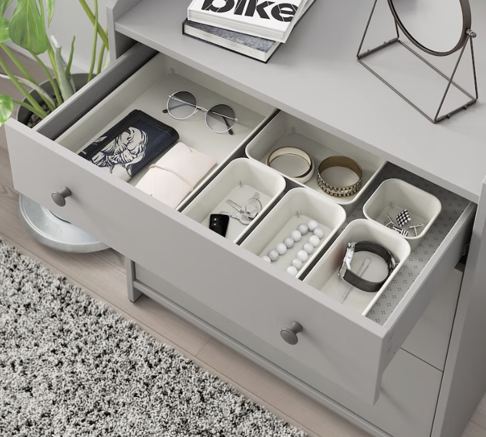Trucos y productos de Ikea para tener la cómoda ordenada