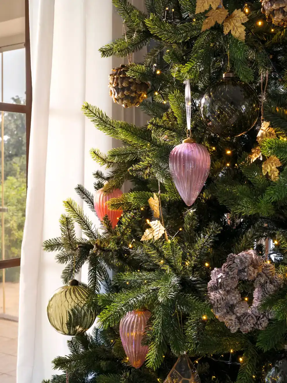 00565668 Adornos de cristal para el árbol de Navidad