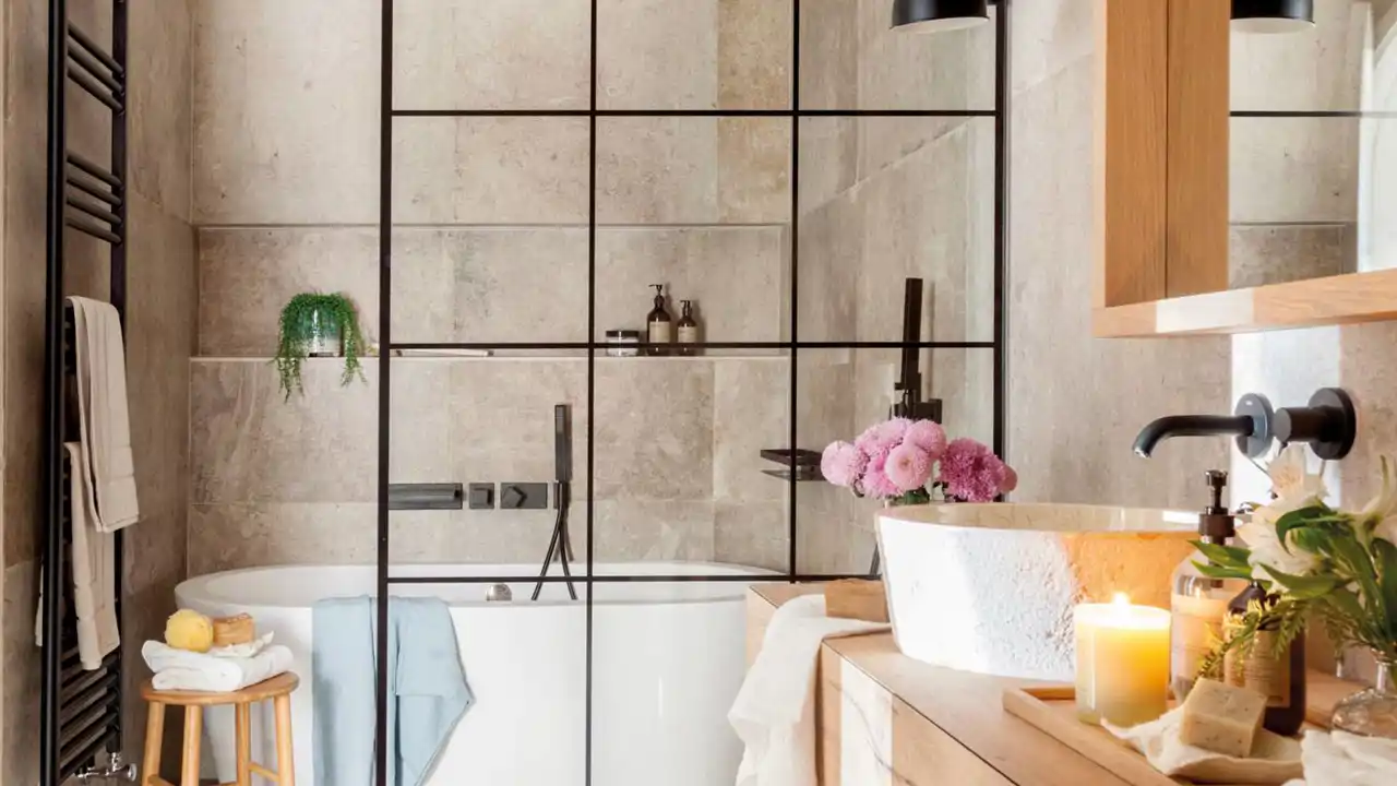 Adiós mamparas clásicas, estas son las alternativas vistas en baños REALES