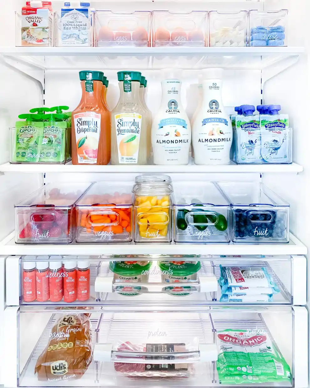 Las etiquetas son muy útiles para clasificar los alimentos por categorías
