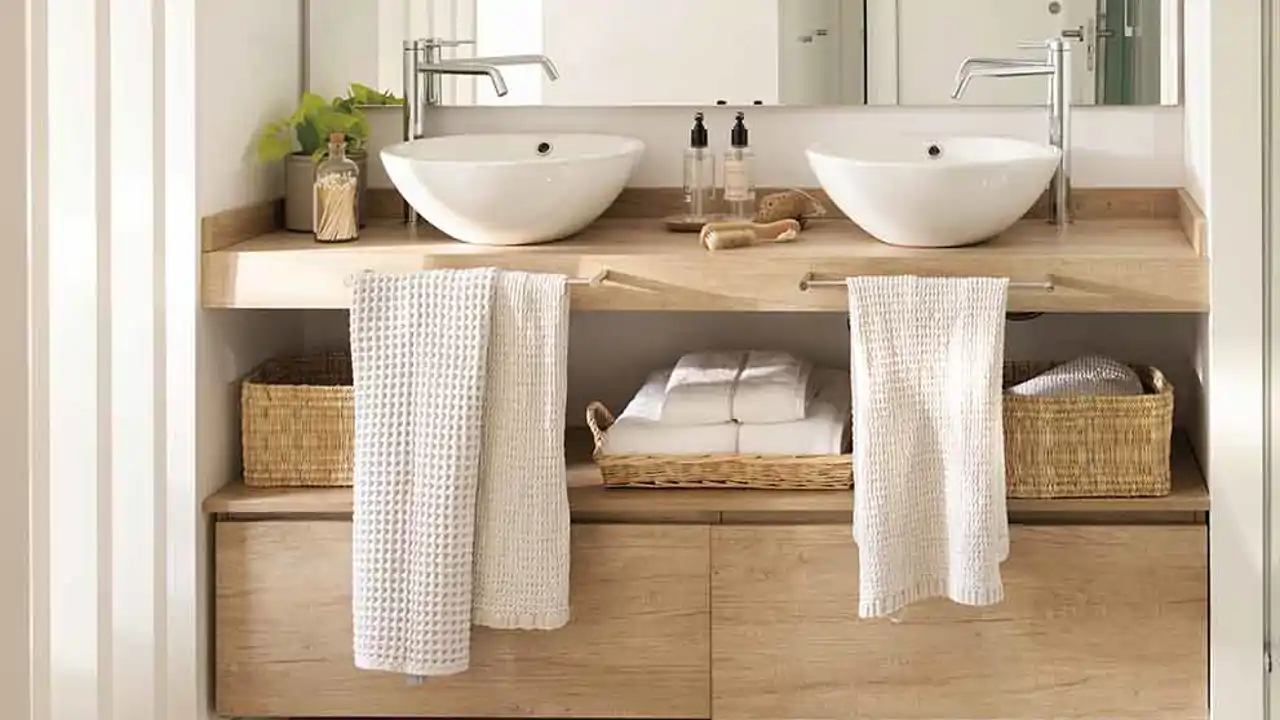 Baño con lavabos