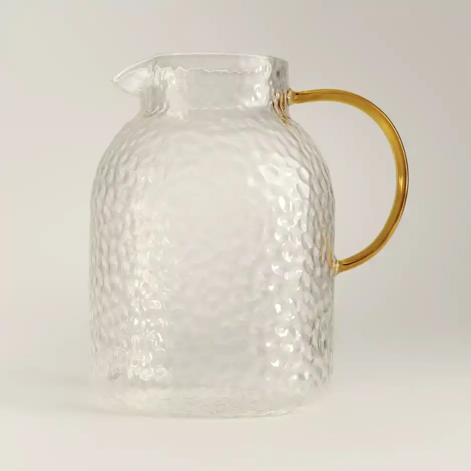 Jarra relieve borosilicato