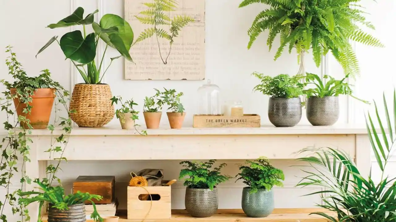 plantas y plantas colgantes