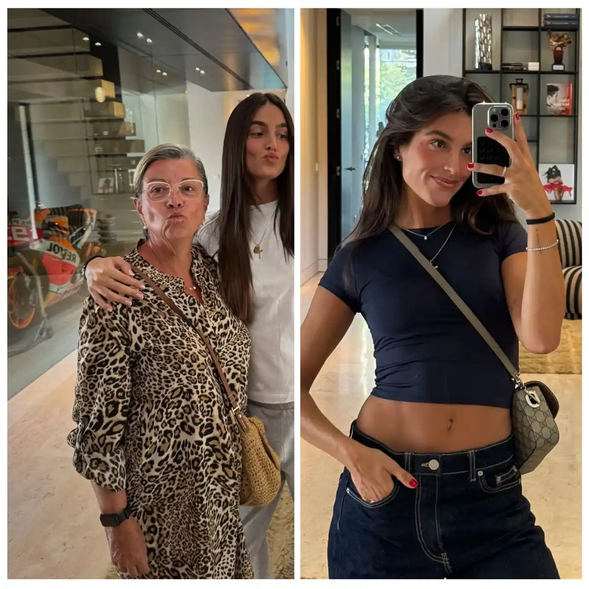 El moderno salón de Marc Márquez y Gemma Pinto en Madrid: decorado en ...