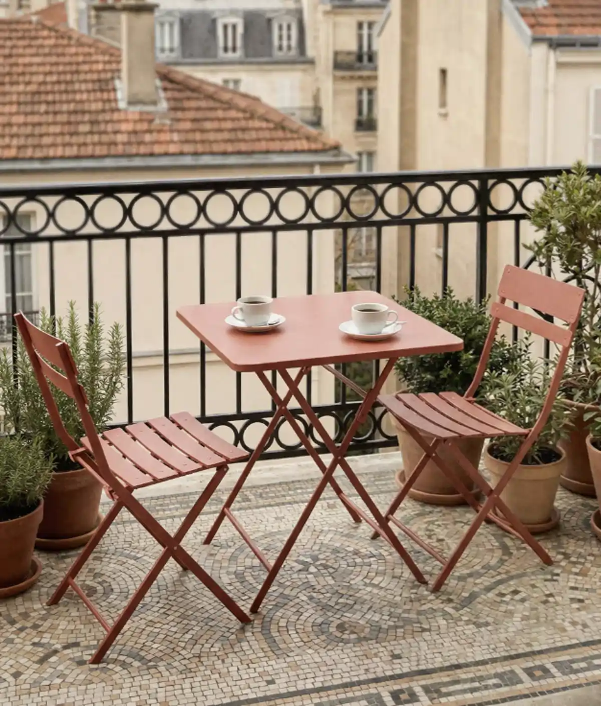 Mesas y sillas plegables para balcones pequeños: son elegantes ...